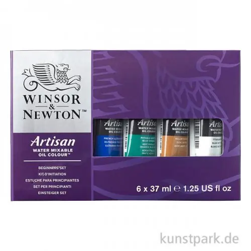 Heißes Angebot Winsor & Newton ARTISAN Ölfarben Starter Set mit 6 x 37 ml