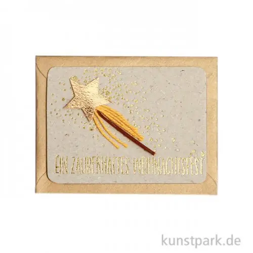 Expressversand Good old friends - Winter Mini Kärtchen, Zauberstab