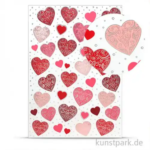 Echt Designkarton Fancy - Herz, DIN A4, 200g