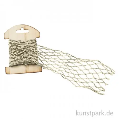 Schneller Versand Netzband - Natur, 13 x 100 cm