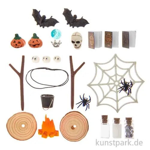 Miniatur Halloween Deko Set Markenprodukt
