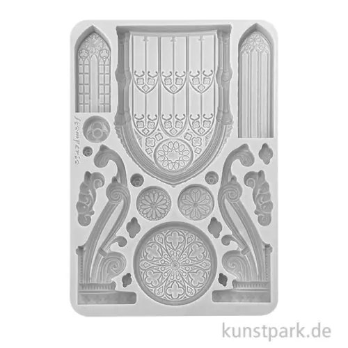 Stamperia Silikon Gießform - Master of Magic Gothic Architecture, A5 Letzte Chance