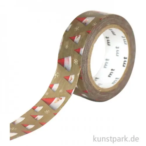 Exklusiv MT Masking Tape Santa Ornament, 15 mm, 7 m Rolle