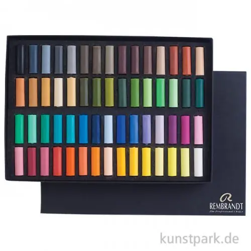 Direktkauf Talens REMBRANDT Pastell -Allgemeine Auswahl Luxus-Set mit 60 halben Pastellen