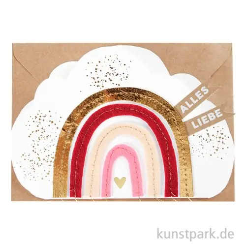 Original Good old friends - Regenbogenkarte, Alles Liebe