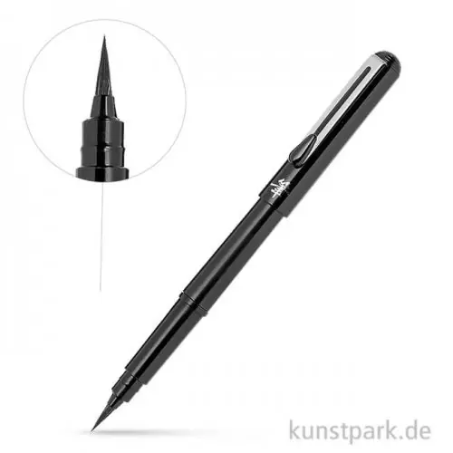 Limited Edition Pentel Arts Pocket Brush schwarz mit 4 Patronen