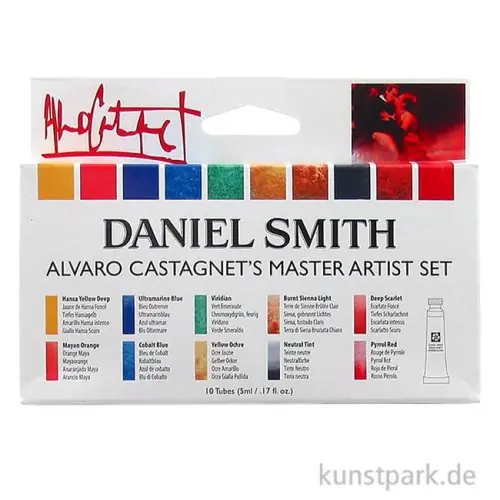 Schnäppchen Daniel Smith Extra Fine Watercolor - Alvaro Castagnet Set, 10 x 5 ml