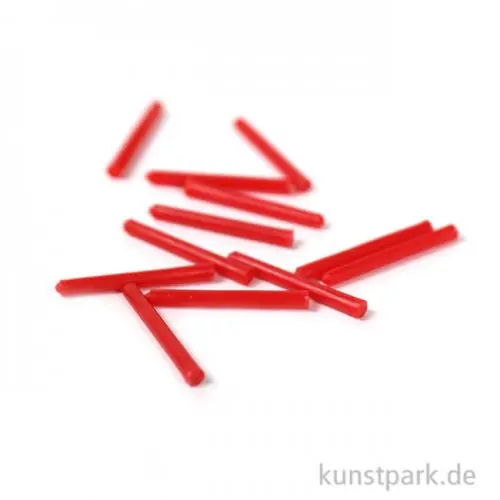 Miniatur Kerzen, Rot, 0,2 x 2,4 cm, 12 Stück Schnäppchen