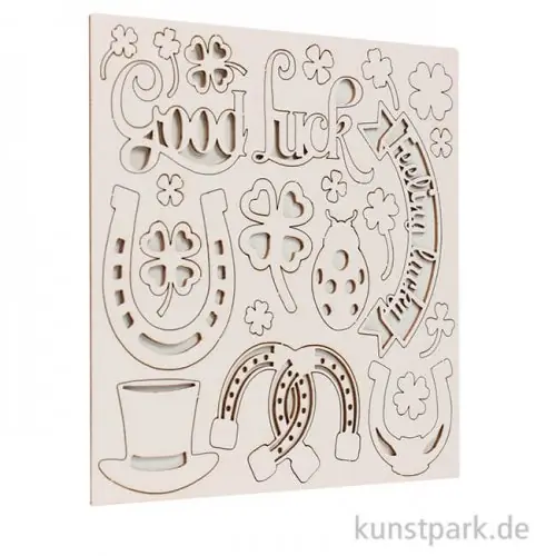 Stamperia Decorativ Chips - Romantic Horses Good Luck, 14 x 14 cm Preisknaller