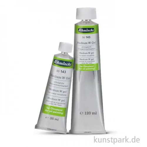 Premium Schmincke Medium W Gel - Wasservermischbarkeit für Ölfarben