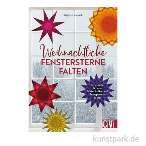 Weihnachtliche Fenstersterne falten, Christophorus Verlag Exklusiv