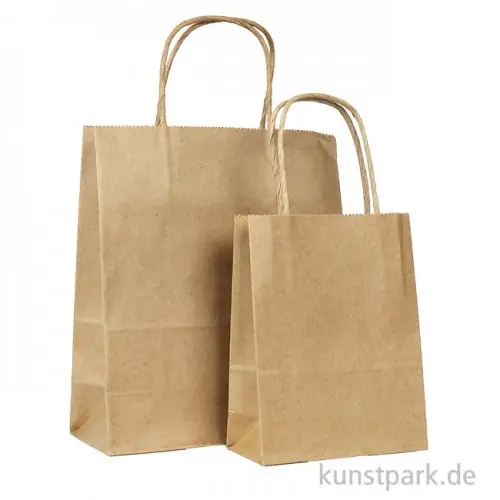 Papiertüte Natur, 125 g/m² Neue Kollektion