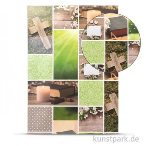Fotokarton Hope - Christliche Symbole, DIN A4, 300g Preis Gesenkt