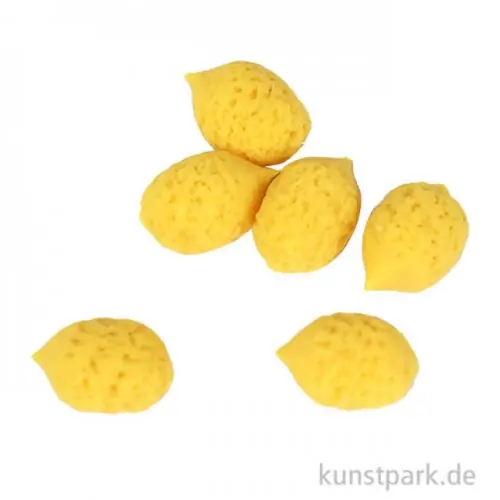 Neuheit Miniatur Zitronen, Durchmesser 0,6 cm, 6 Stück