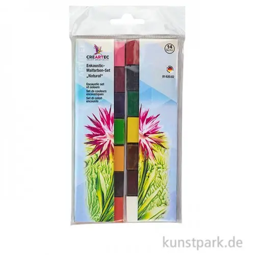 Sofort Bestellen Encaustic Farben-Set - Natural - mit 14 Farben