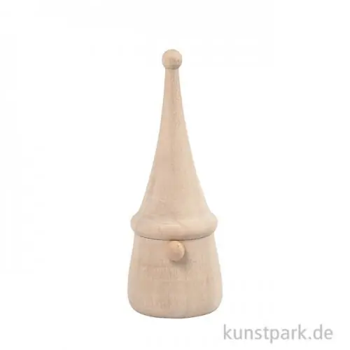 Holzfigur - Zwerg mit Bommelmütze, klein Top-Preis