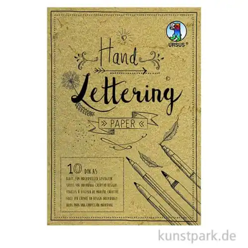 Handlettering Papier - Elefantenhaut Chamois, 10 Blatt, DIN A5, 190g Online Kaufen
