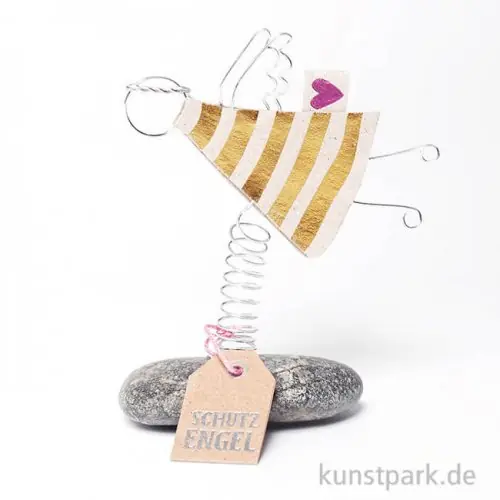 Expressversand Good old friends - Wackel Engel, Gold gestreift