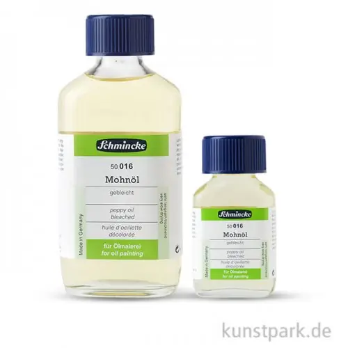 Heißes Angebot Schmincke Mohnöl, gebleicht, Bindemittel