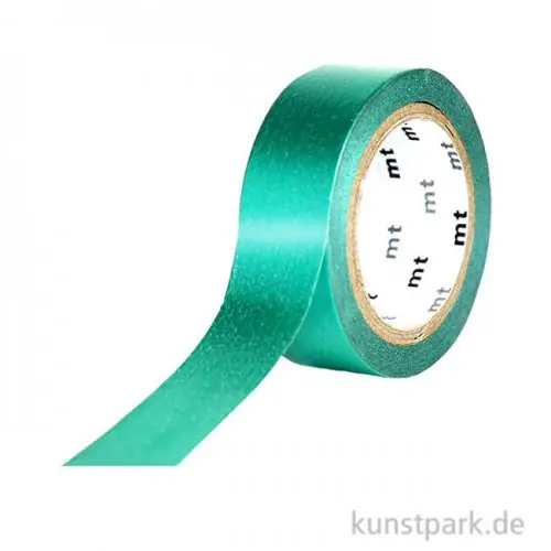 MT Masking Tape Metallic Green, 15 mm, 7 m Rolle Premium