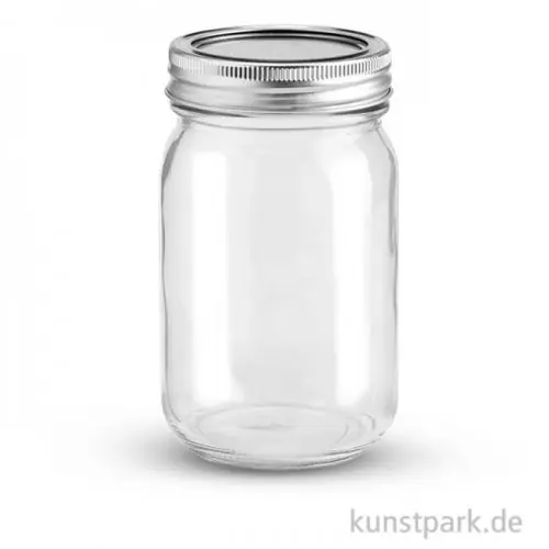 Glas mit 2-teiligem 70 mm Deckel - 420 ml Beliebt