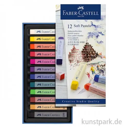 Must-Have Faber-Castell Softpastellkreiden - 12er Studio-Set