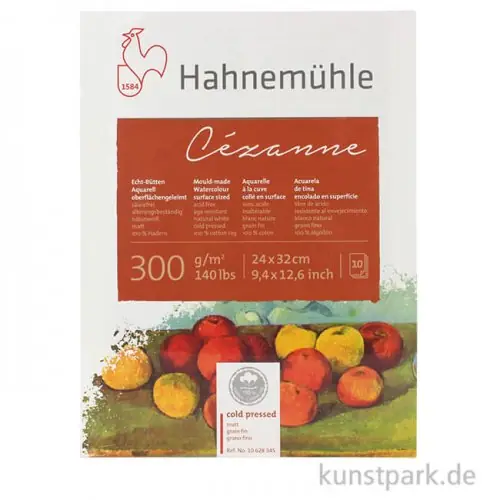 Hahnemühle CÉZANNE Aquarellblock, 10 Blatt, 300g matt Jetzt Bestellen
