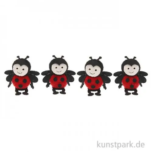 Limited Edition Deko Marienkäfer 4-er Set