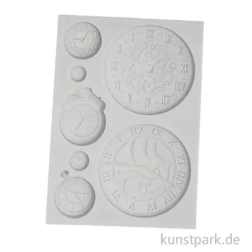 Ab Werk Stamperia Silikon Gießform - Around the World Clocks, A6