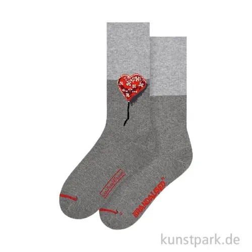 MuseARTa ARTSOX - Kunstsocken, Banksy Graffiti, Bandage Heart, 36-40 Sofort Bestellen
