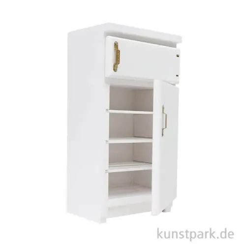 Miniatur Kühlschrank, Weiß, 6,5 x 13 x 5,5 cm Original