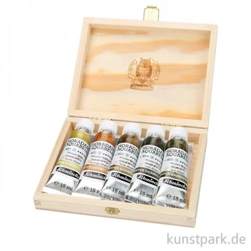 Solange Der Vorrat Reicht Schmincke HORADAM Supergranulierend Wüste - Holzkasten 5 x 15 ml