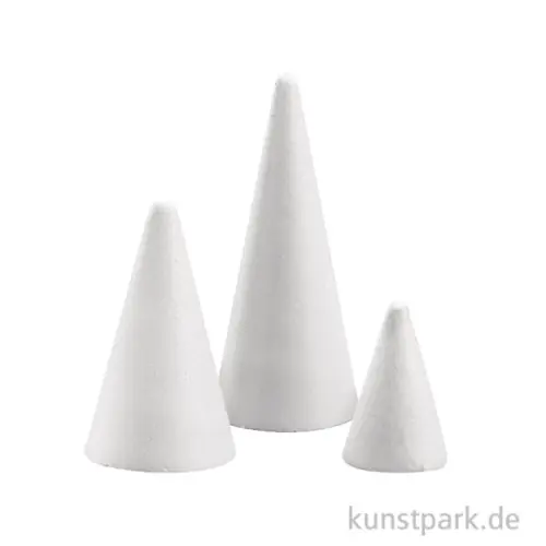Nur Für Kurze Zeit Styroporkegel zum Basteln, Vollform
