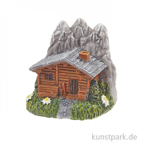 Saisonangebot Mini Berghütte, 4 cm