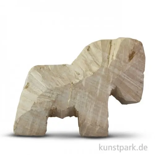 Geprüft Speckstein Rohling - Pferd