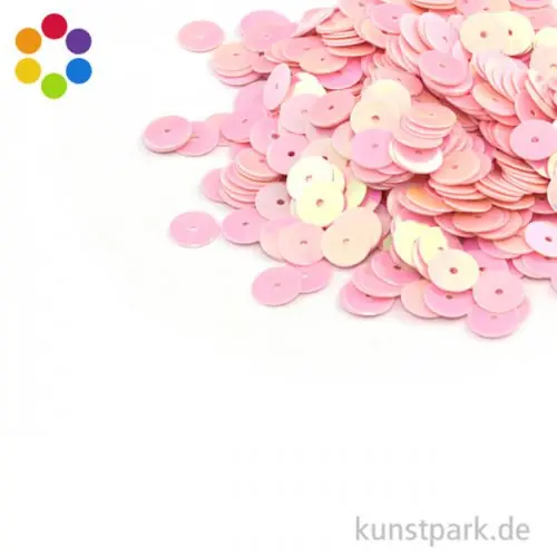 Pailletten Glatt - 6 mm - 6 g Dose Bestseller