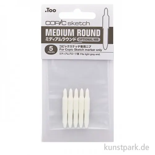 COPIC Sketch Spitzen Medium Round, 5 Stück Original