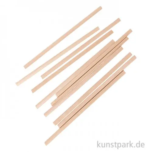 Bastelhölzer, Natur, 4 mm Durchmesser, 10 cm, 60 Stück Geld-Zurück-Garantie