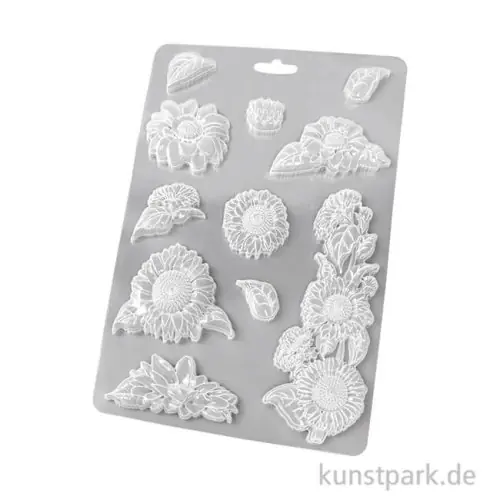 Sichere Zahlung Stamperia Soft Mould (Gießform) - Sunflower Art, A4