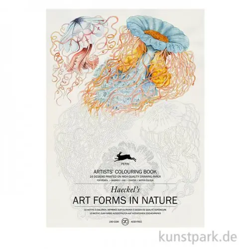 PEPIN Künstler Malbuch - Art Forms in Nature Highlight