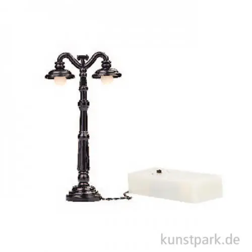 Miniatur Laterne, Schwarz, 13 cm Neu