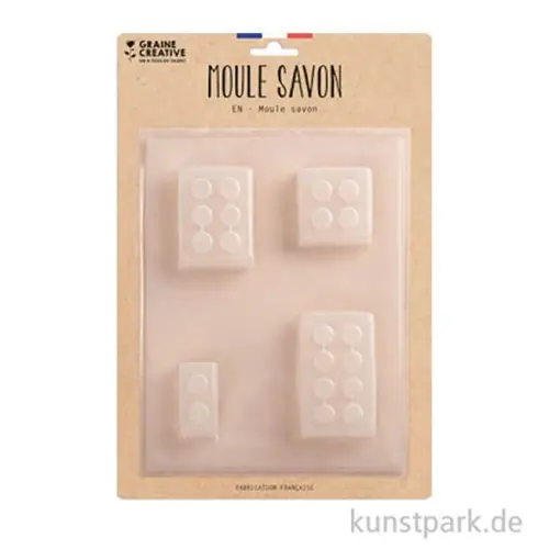 Gießform - Bauklötze, 4 Motive, 20-80 x 50 mm Preisknaller