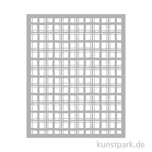 Jetzt Kaufen Stamperia Schablone - Whispering Woods Tartan Pattern, 20 x 25 cm