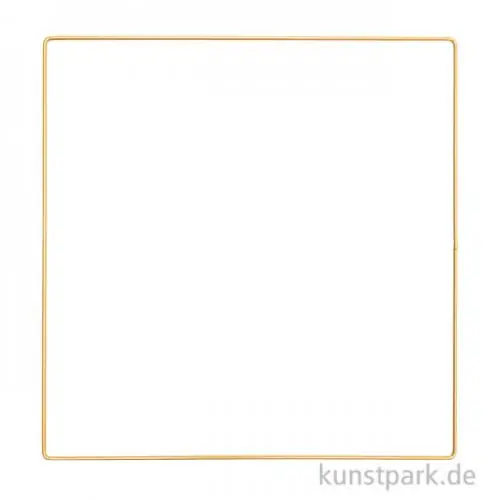 Sonderaktion Metallring Quadrat - Gold