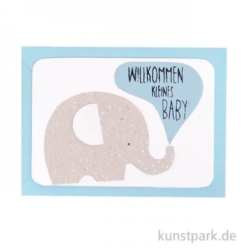 Good old friends - Mini Kärtchen, Willkommen kleines Baby Letzte Chance