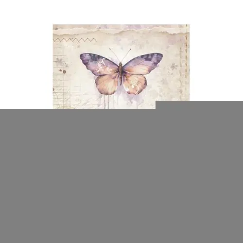 Preisknaller Stamperia Reispapier - Quiet Days Butterfly, DIN A4