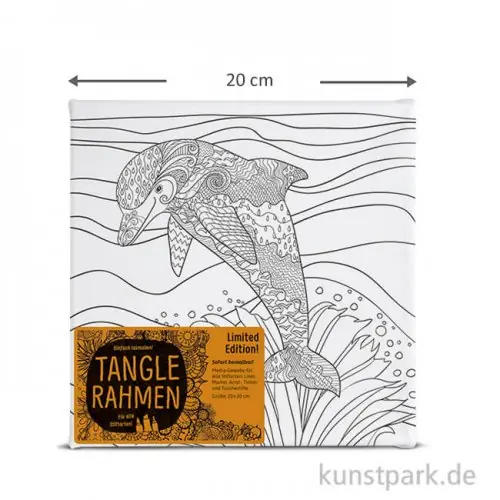 Tangle Rahmen Delfin 20x20 cm Angebot