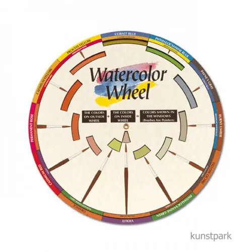 Aquarellfarben-Komponist, Durchmesser 23,5 cm Highlight