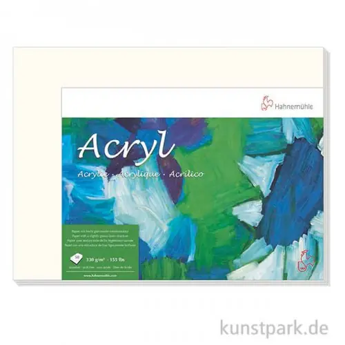 Kostenloser Versand Hahnemühle ACRYL Malpapier 330g - 50 Einzelbogen