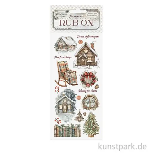 Neu Stamperia Rub On Transferfolie - The Owl's House Cottage
